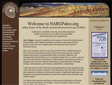 Tablet Screenshot of narg-online.com